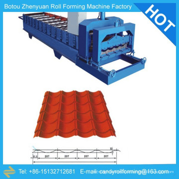 Step Fliesen Roll Forming Machine, Stahl Dachziegel Maschine, Stahl Fliesenformmaschine